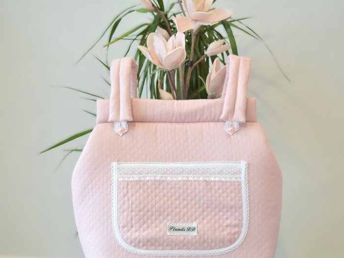 Bolso rosa nude